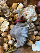 LARGE SPUN COTTON TURKEY ORNAMENTS