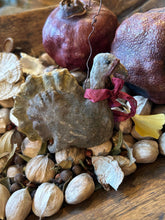 SMALL SPUN COTTON TURKEY ORNAMENTS