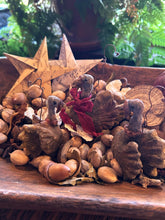 SMALL SPUN COTTON TURKEY ORNAMENTS