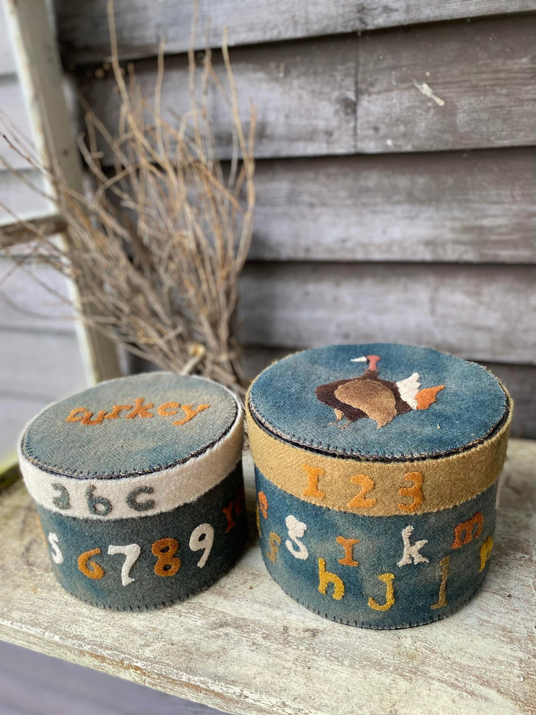 Olde New England Primer Boxes~ Purchase as a set or Individually.