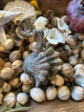 SMALL SPUN COTTON TURKEY ORNAMENTS