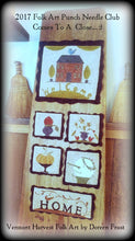 Autumn Blessings Primitive Punch Needle Pattern