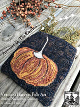 Autumn In The Garden ~ Punch Needle Embroidery Pattern
