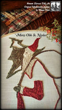 Merry Olde St. Nicholas Primitive Punch Needle Embroidery Pattern