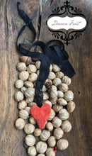 Needle Felted Heart Necklaces