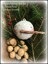 Spun Cotton Snow Folke Yuletide Ornaments