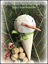 Spun Cotton Snow Folke Yuletide Ornaments