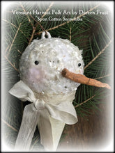 Spun Cotton Snow Folke Yuletide Ornaments