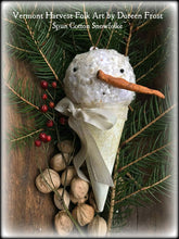 Spun Cotton Snow Folke Yuletide Ornaments