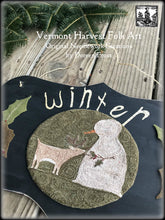 Winter Woodland Friends Punch Needle & Wool Applique Pattern.