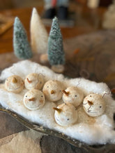~Spun Cotton Snow Folke Ornaments~