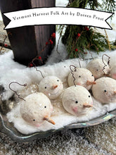 ~Spun Cotton Snow Folke Ornaments~