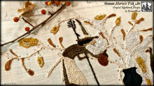 Autumn On Acorn Farm Primitive Punch Needle Embroidery Pattern