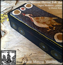 Goode Mistress Woodson~  Primitive Punch Needle Embroidery Pattern