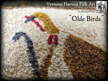 Olde Birds Large Table Mat~ Finished Piece