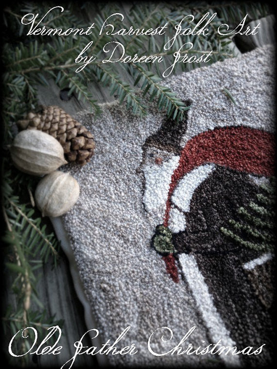 Winter Wonder Primitive Snowflake Christmas Tree Ornament Punch Needle –  Vermont Harvest Folk Art by Doreen Frost
