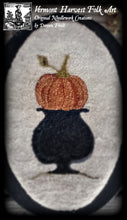 Olde New England Pumpkin Punch Needle Embroidery Pattern