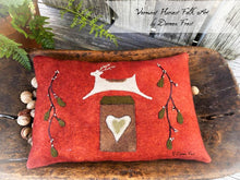 The Comforts of Home Wool Applique Pillow