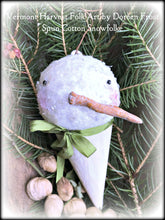 Spun Cotton Snow Folke Yuletide Ornaments